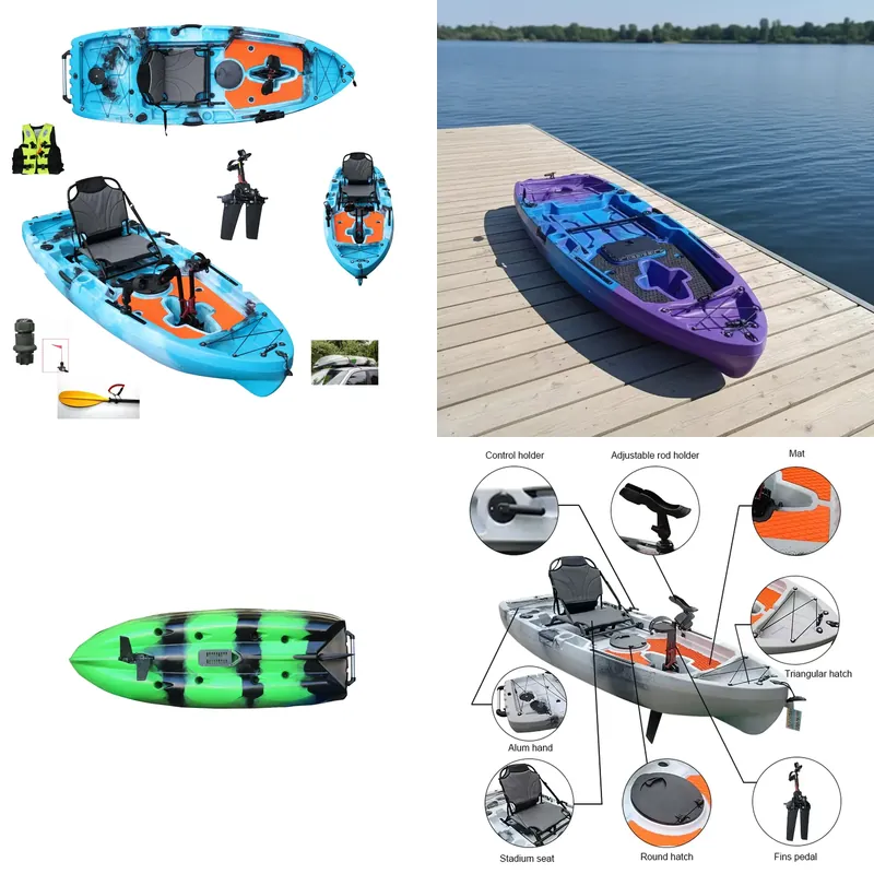 Fishing Kayak Pedal Drive - Perahu Kano Viking Ocean Single Sit-On-Top