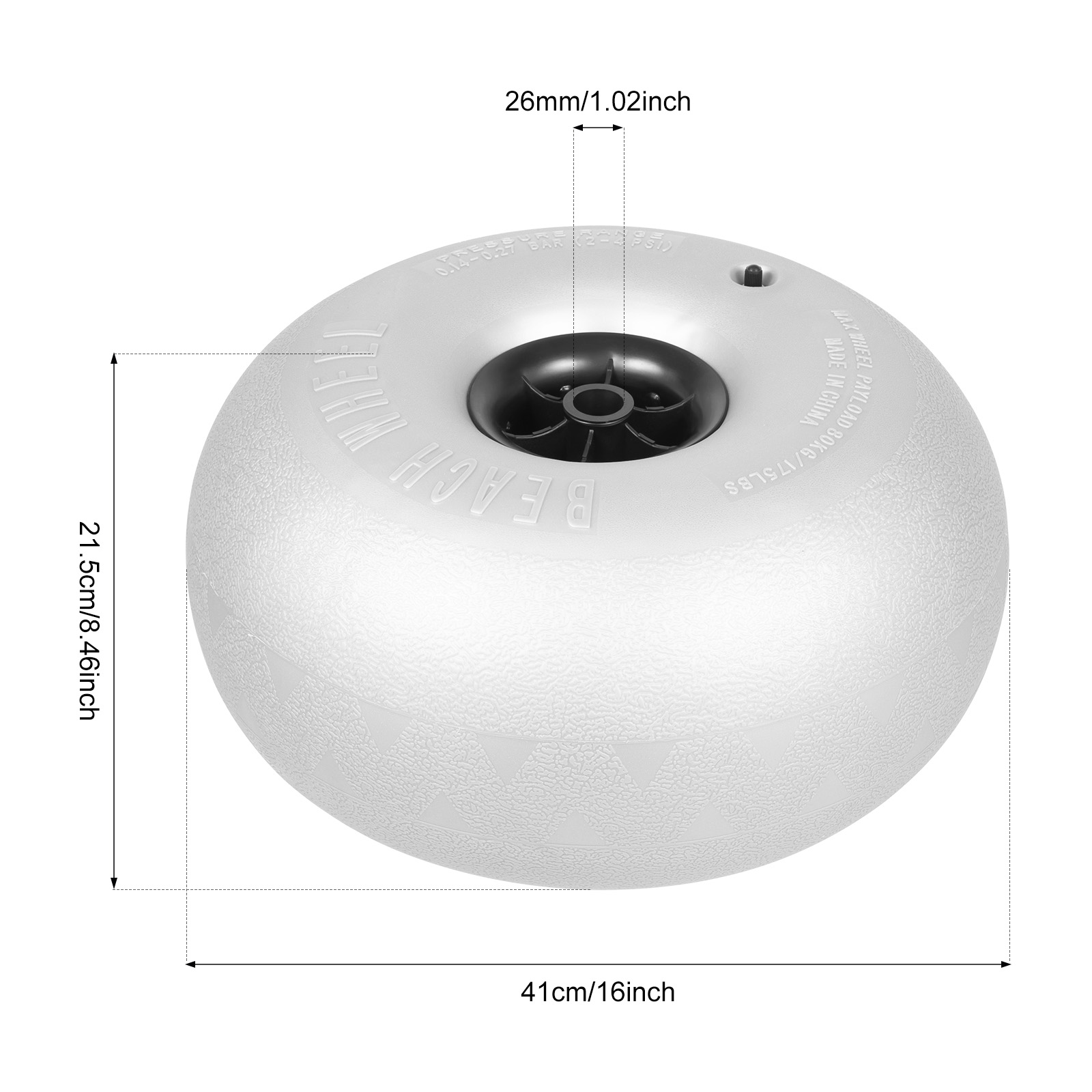 2PCS10 Inch / 16 Inch Roda Pan - Fishing Kayak Cart ulasan dan harga