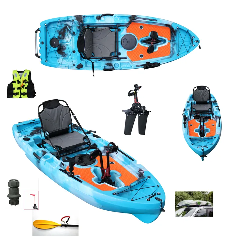 Perahu Kano Viking Ocean Singl - Fishing Kayak Pedal Drive ulasan dan harga