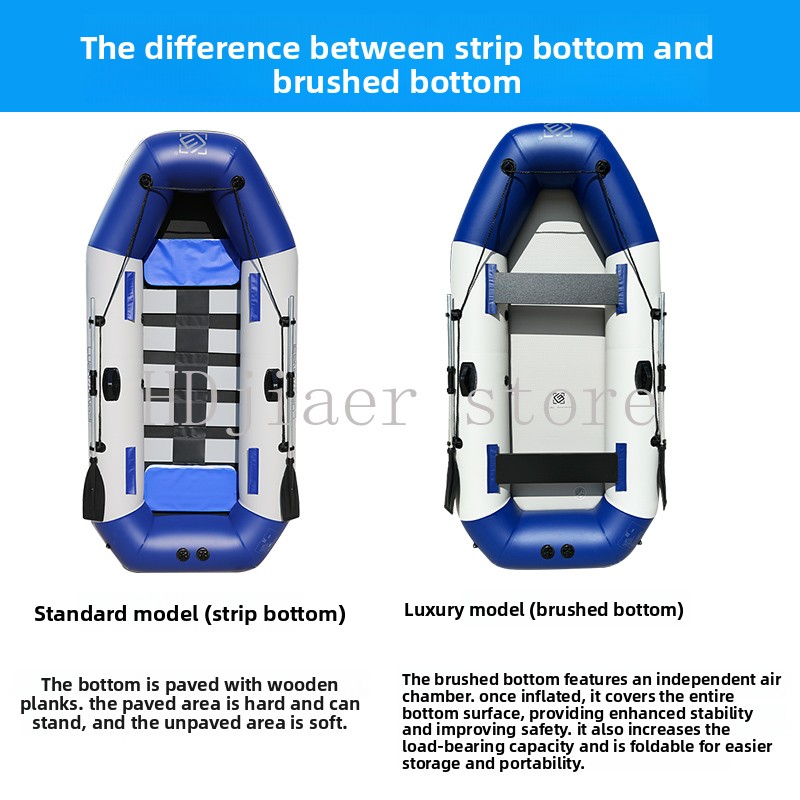 Perahu Karet dengan Dasar Kera - Fishing Kayak Inflatable ulasan dan harga